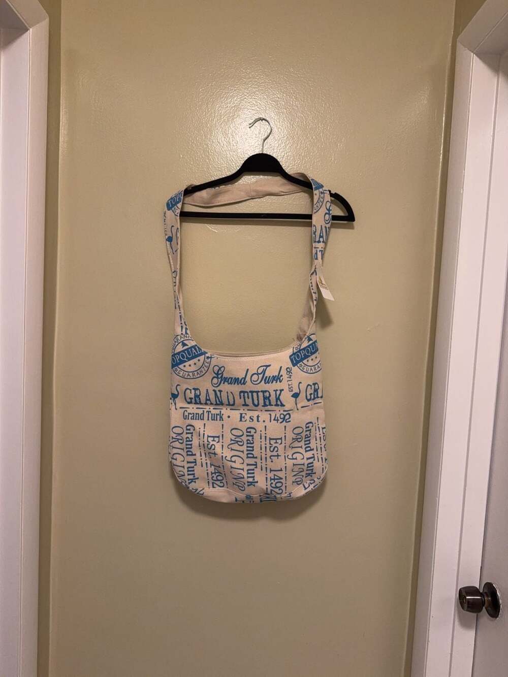 Caribbean Outpost Grand Turk Canvas Crossbody Bag